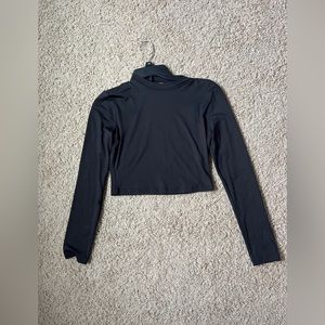 Black Dri Fit Crop Top